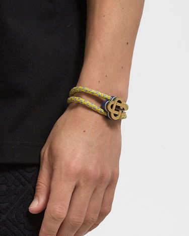 Гривна Casablanca Cord Bracelet with Clover Clasp Жълто | APF25-JW-294-02, 1