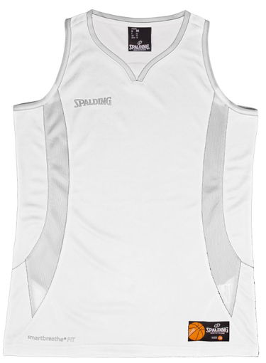 Потник Spalding Spalding Jam Tank Top Бяло | 40221001-whitesilvergrey, 0