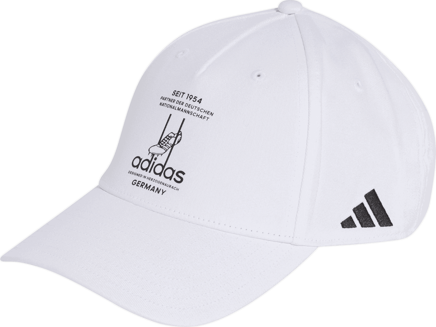 Шапка с козирка adidas Originals Germany National Team Baseball Cap Бяло | ke6692, 0