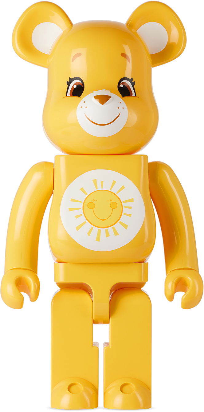 Колекционерско Medicom Toy Yellow Care Bears 'Funshine Bear' 1000% Be@rbrick figure Жълто | 4530956607948, 0