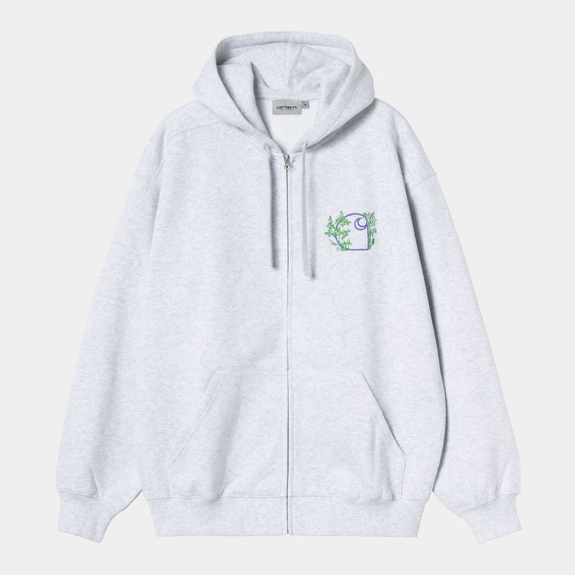 Суитчър Carhartt WIP Hooded Stray Growth Jacket Сиво | A252068_9