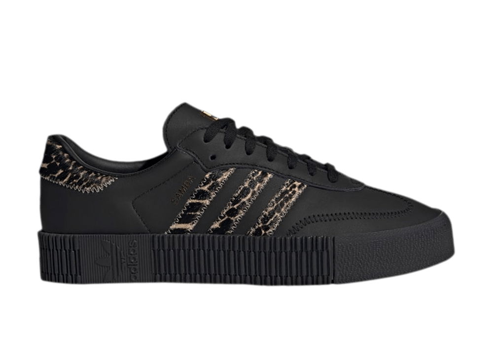 Кецове и обувки adidas Originals Sambarose Cheetah Print W Черно | FZ3636, 0