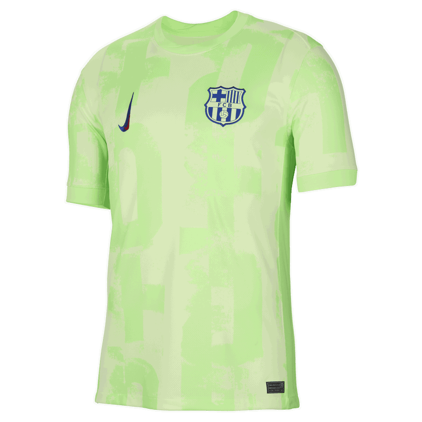 Фланелка Nike Dri-FIT FC Barcelona Stadium 2024/25 Third Football Replica Jersey Зелено | FQ2022-701