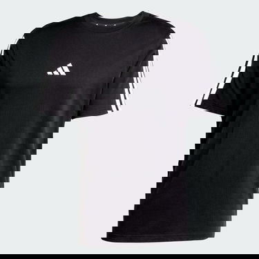 Тениска adidas Performance Single Jersey 3-Stripes T-Shirt Черно | JW1949, 4
