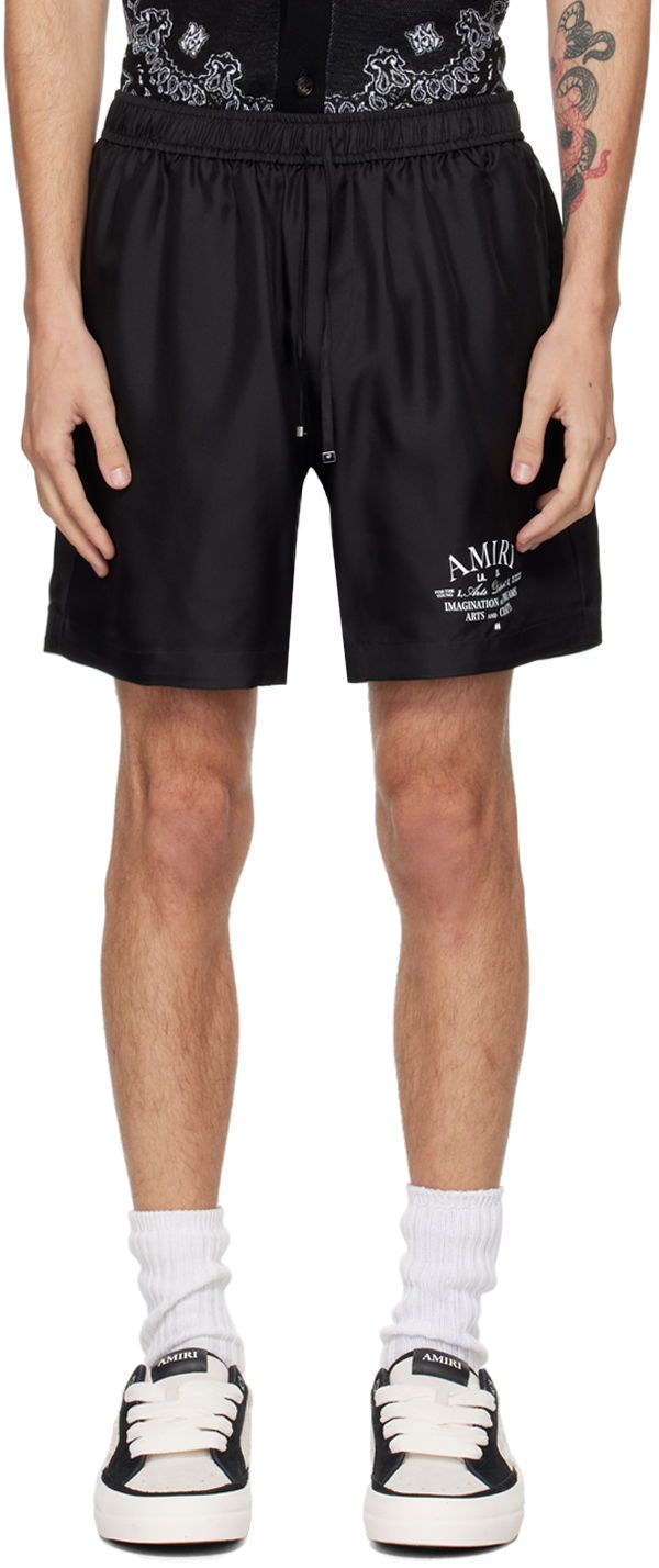 Къси панталони AMIRI Black 'Arts District' Shorts Черно | AMSHCA1043, 0