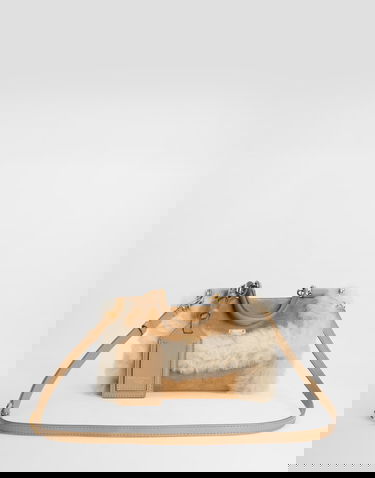 Дамска чанта Dolce & Gabbana My Sicily Shearling Handbag Бежово | BB7864BQ5398L798, 0