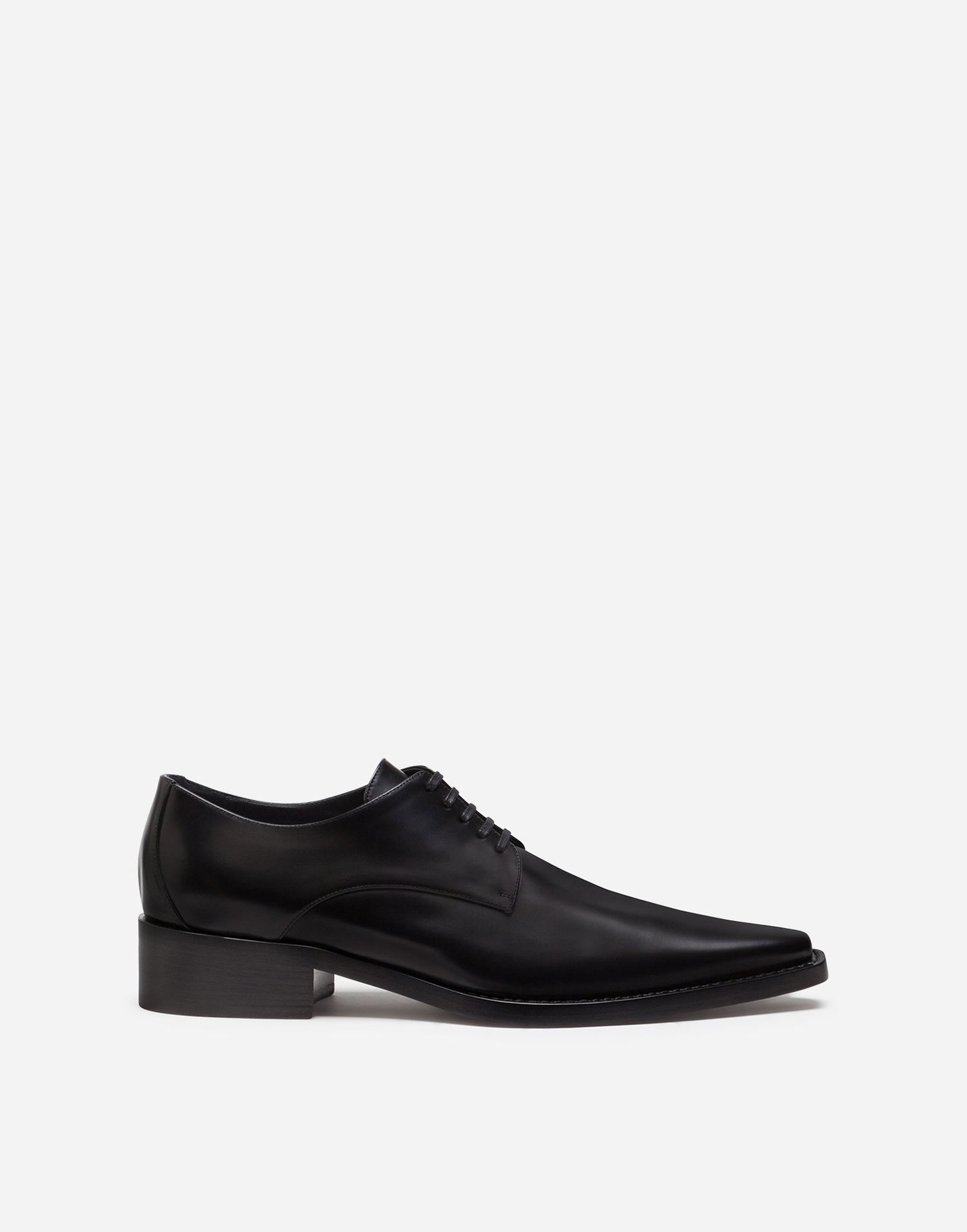 Кецове и обувки Dolce & Gabbana Calfskin Derby Shoes Черно | CN0052AC80180999, 0
