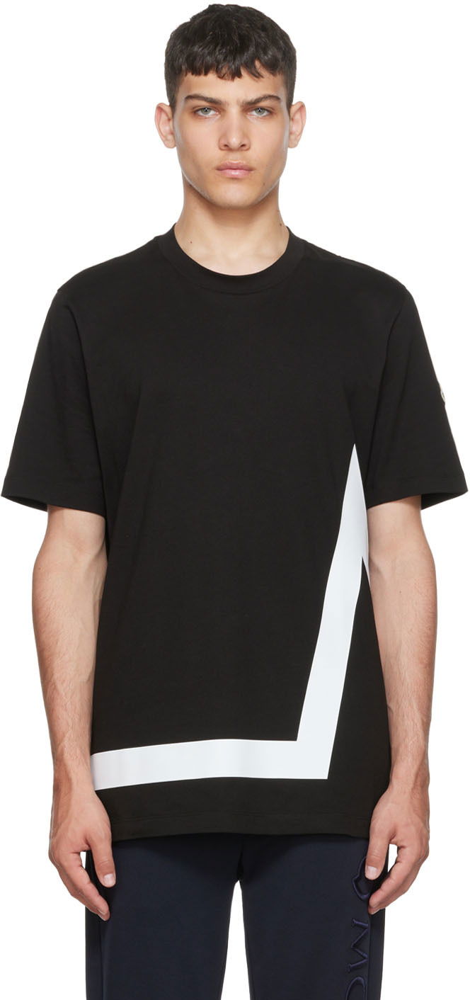 Тениска Moncler Cotton T-Shirt Черно | H20918C000018390T, 0