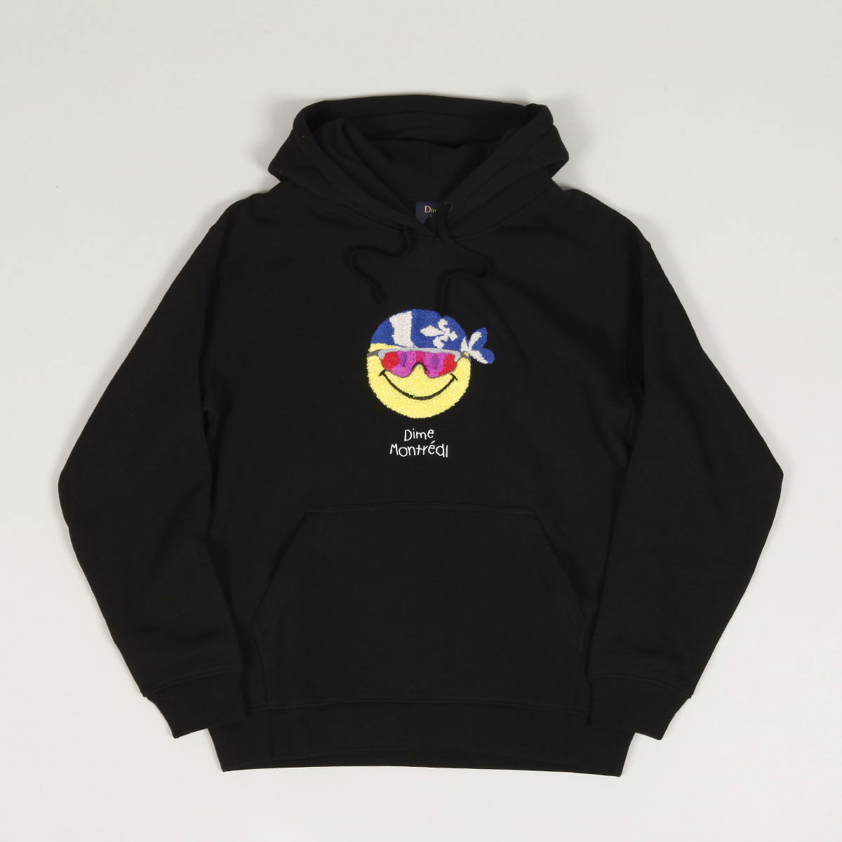 Суитчър Dime Black Embroidered Hoodie Черно | DIMEHO2450BLK, 1