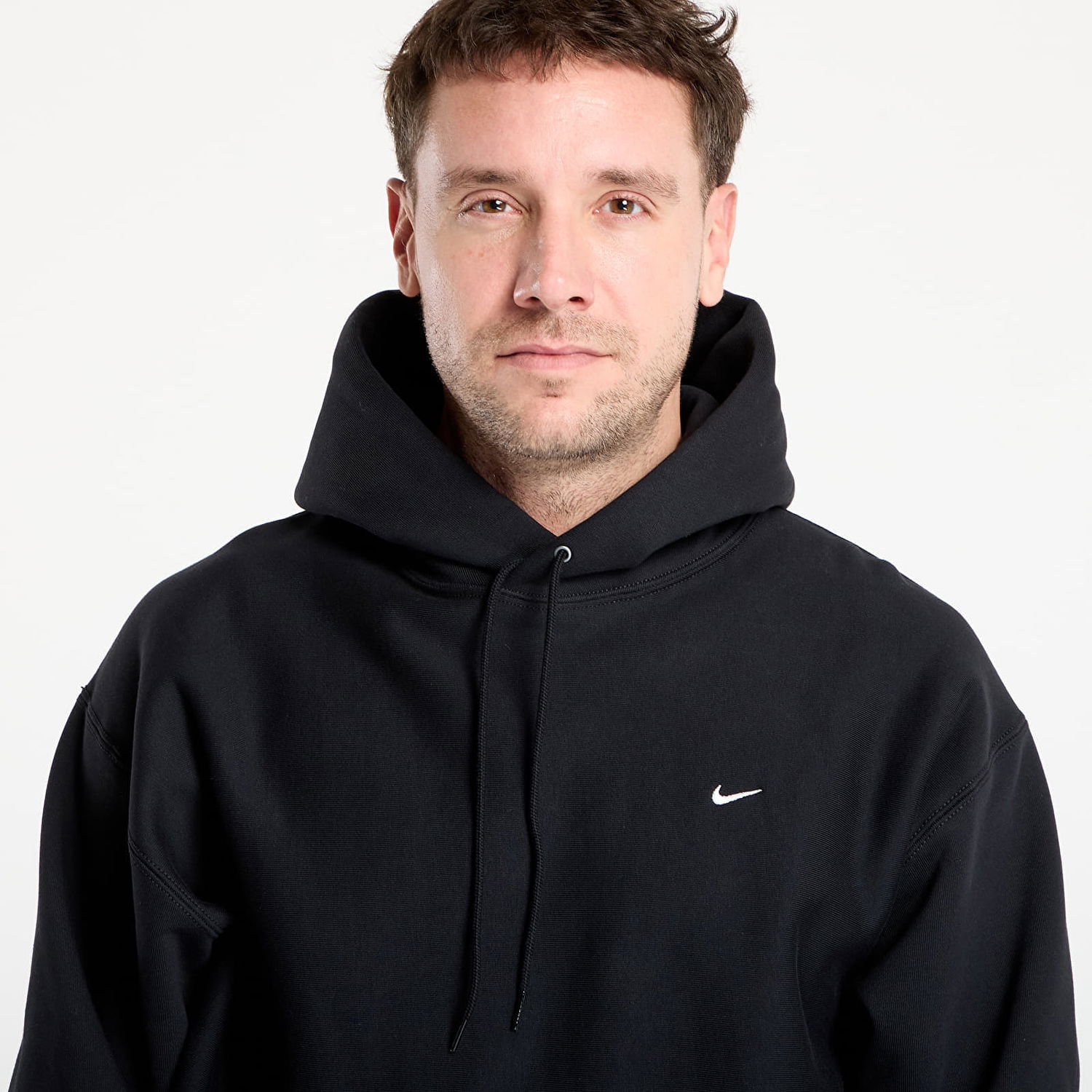 Суитчър Nike Solo Swoosh Pullover Hoodie Черно | HV1082-010, 1
