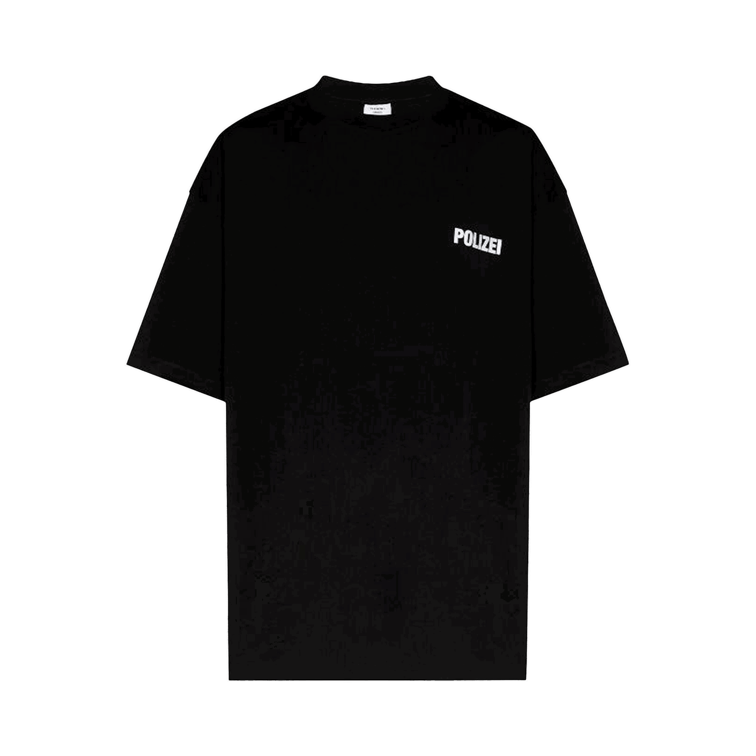 Тениска VETEMENTS Polizei T-Shirt Черно | UA53TR450B BLAC, 0