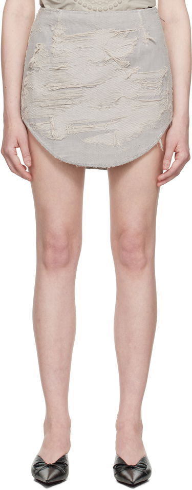 Пола Diesel Diesel De-Ada-Fsg Denim Miniskirt Сиво | A19196 007AJ, 0