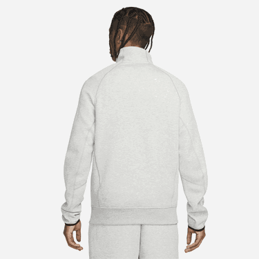 Суитчър Nike Pánská mikina Sportswear Tech Fleece s polovičním zipem - Šedá Бяло | FB7998-063, 1