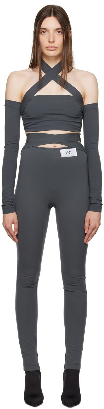 Клинове Dolce & Gabbana Gray Kim Kardashian Edition Leggings Сиво | FTCTUT FUGPO, 0