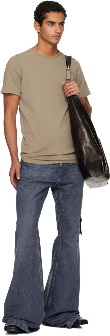Тениска Rick Owens Concordians Level T-shirt Бежово | DU02E7250 RNP, 4