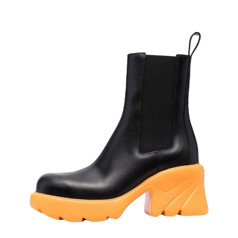 Кецове и обувки Bottega Veneta Leather Chelsea Boots Черно | 692357VBS501377