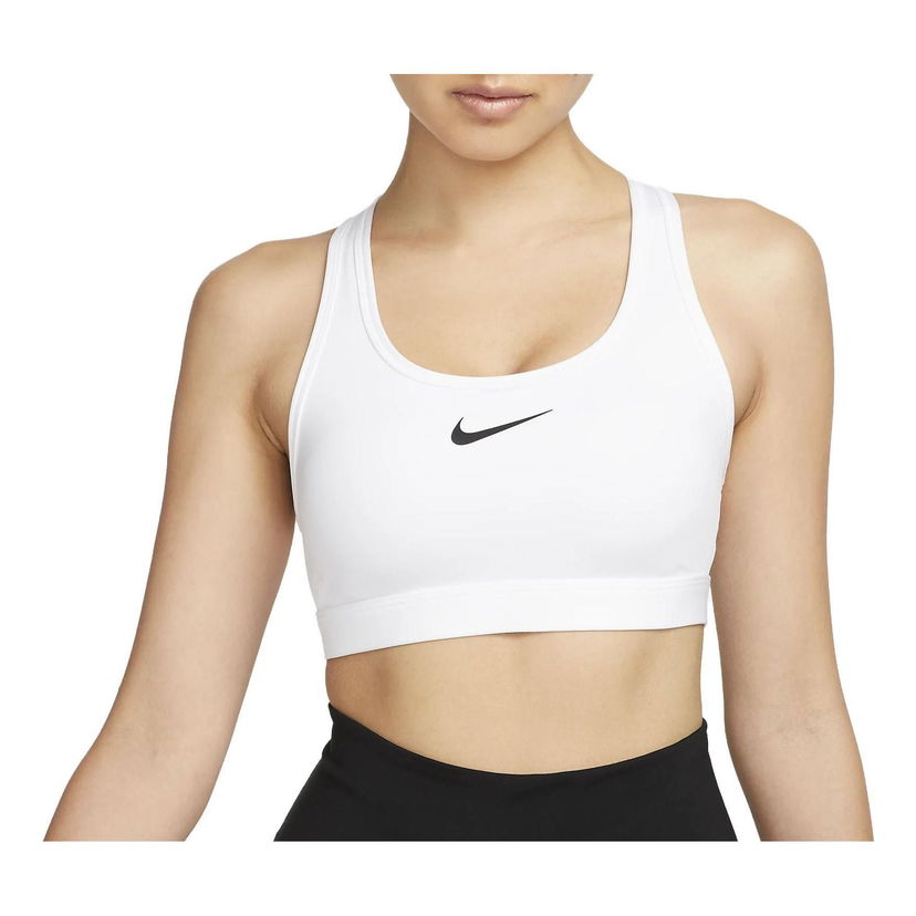 Сутиен Nike Swoosh Medium Support Sports Bra Бяло | DX6822-100