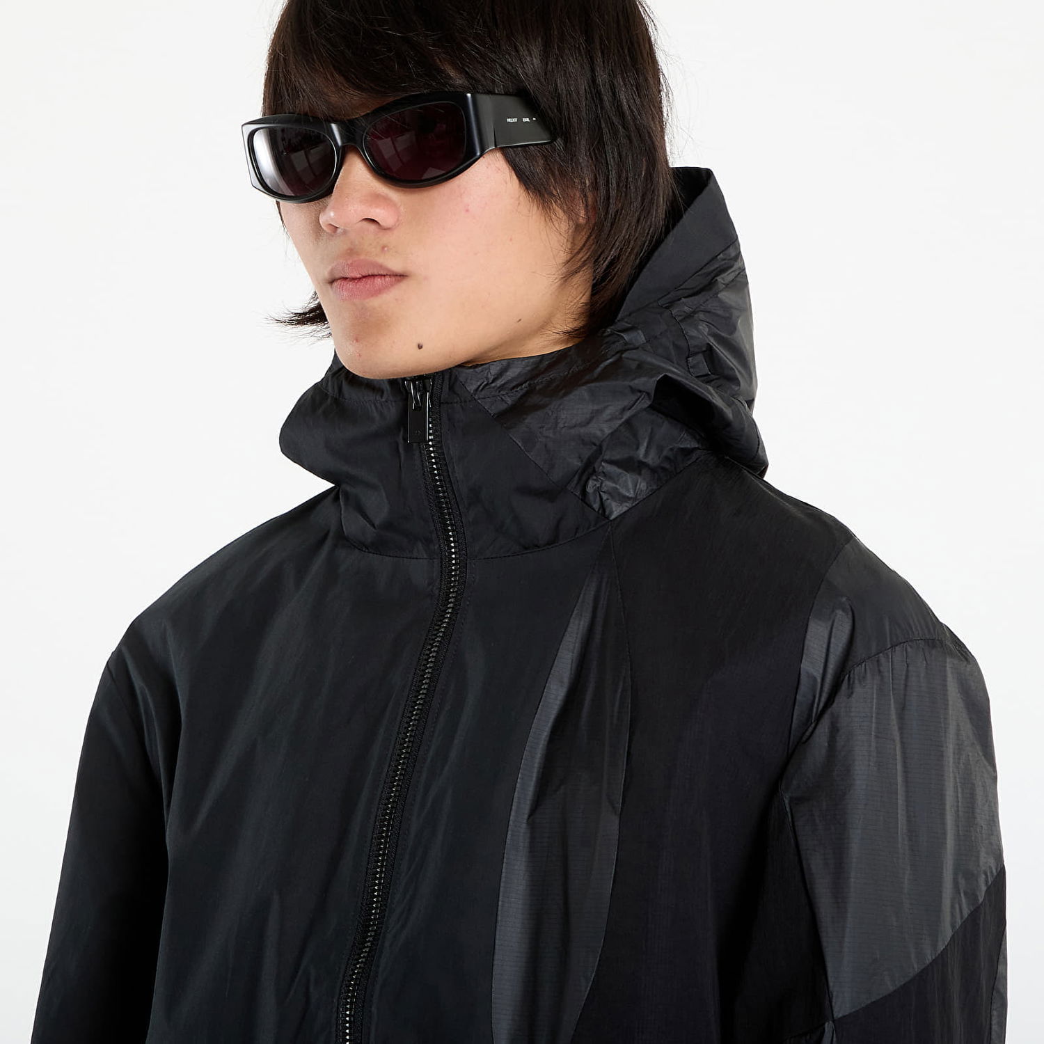 Яке HELIOT EMIL HELIOT EMIL Polarize Hooded Jacket Черно | AW25_M_02_159_BLK01, 1