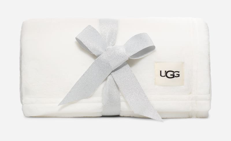 Шал UGG Bartlet Fleece Blanket Бяло | 1131437-CSLV