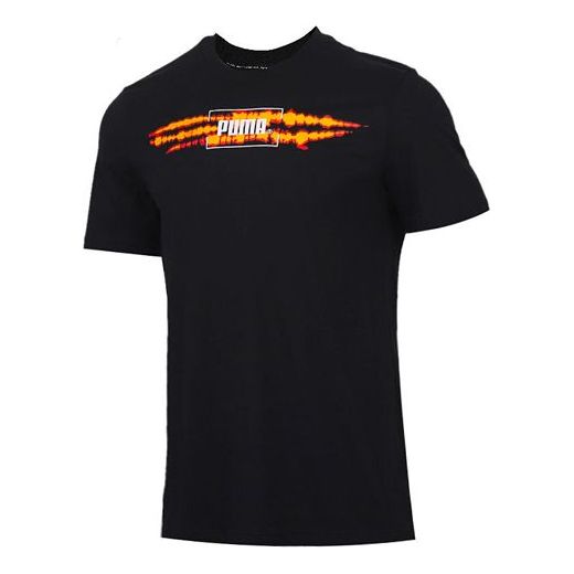 Тениска Puma Printed Sports Short Sleeve T-Shirt Черно | 599427-51, 0