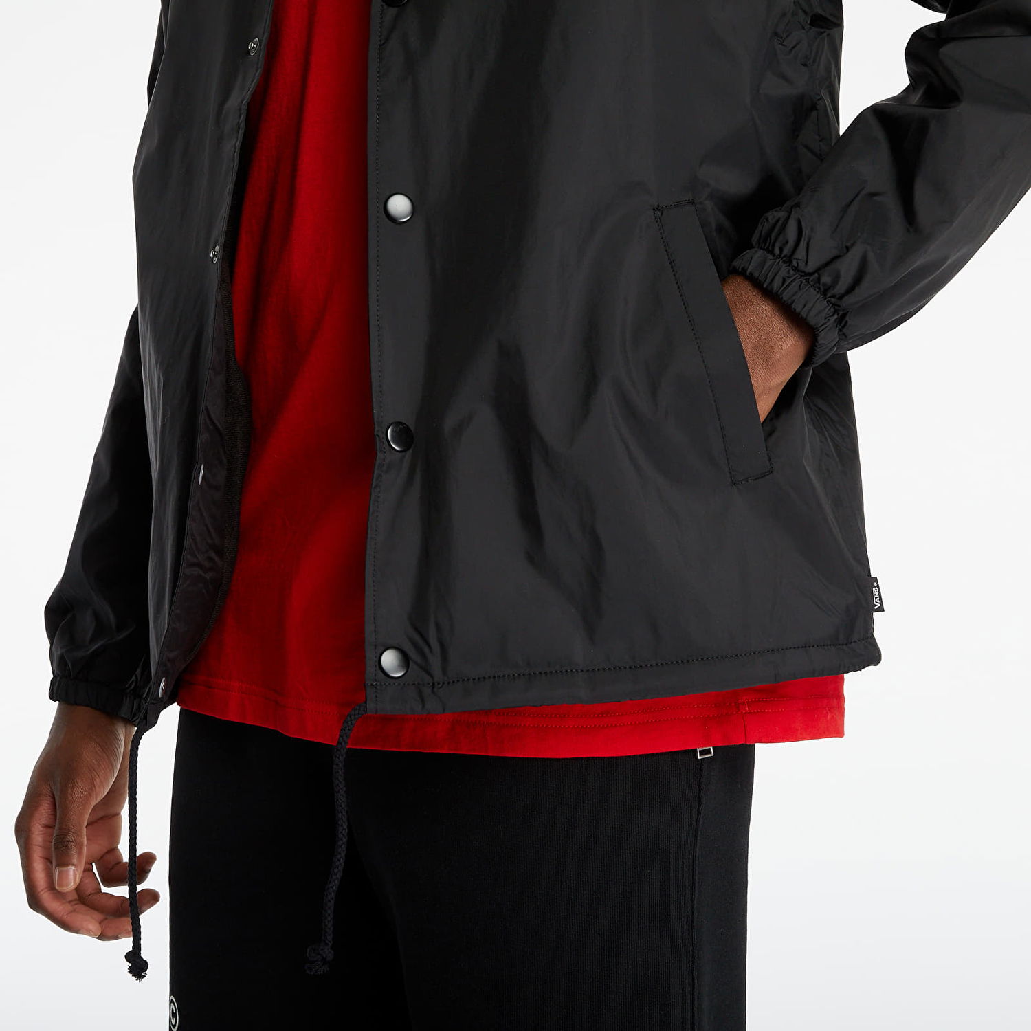 Ветровка Vans Black White Torrey Coach Jacket Черно | 2MUY28, 1