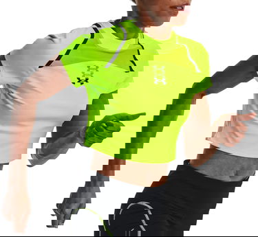 Тениска Under Armour Run Anywhere Crop Tee Жълто | 1376816-369, 0