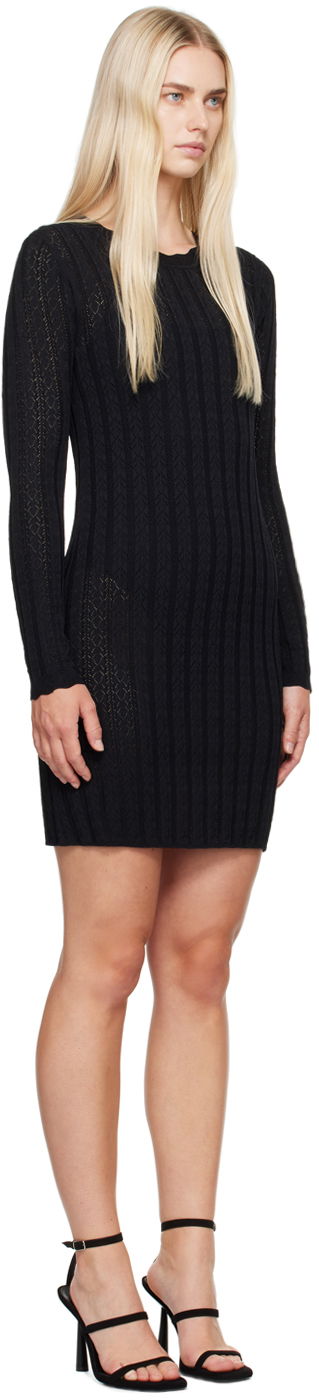 Pокля Loulou de Saison Loulou de Saison Senty Knit Mini Dress Бяло | SENTY, 4