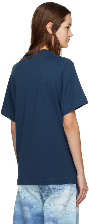 Тениска Études Études Wonder College T-Shirt Синьо | E23MM109A01043, 2