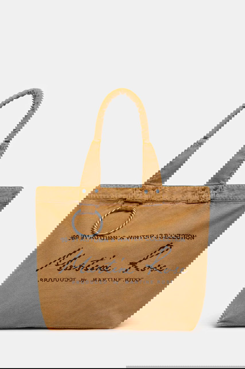 Голяма пазарска чанта Martine Rose Martine Rose Bondage Tote Bag Кафяво | 1207WP22718, 0