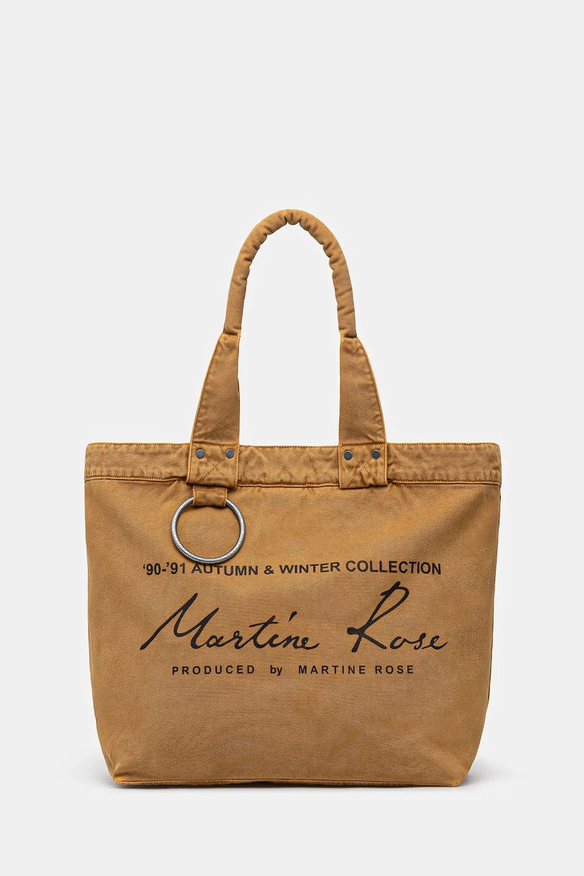 Голяма пазарска чанта Martine Rose Martine Rose Bondage Tote Bag Кафяво | 1207WP22718