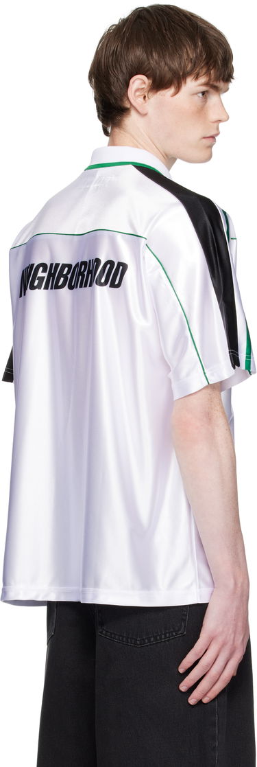 Поло тениска Neighborhood Neighborhood Game Short Sleeve Polo Бяло | 251FPNH-CSM16, 2
