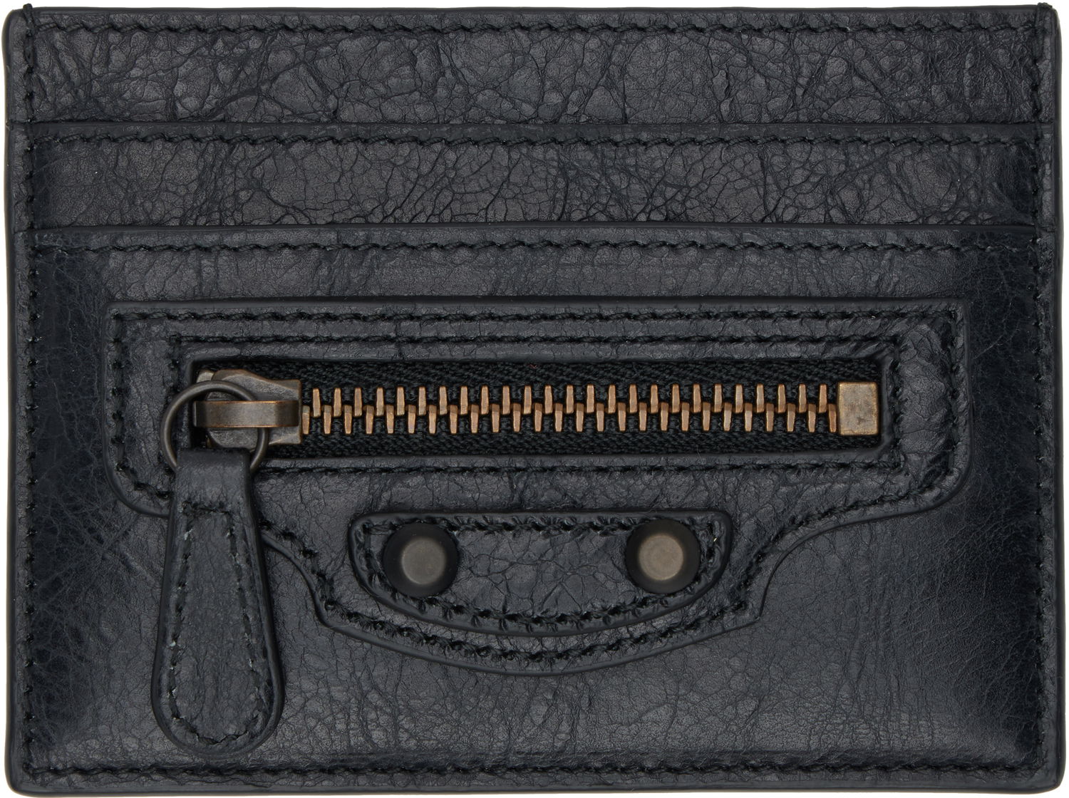 Портфейл Balenciaga 'Le City' Leather Card Holder Черно | 810606 2ABFY, 0