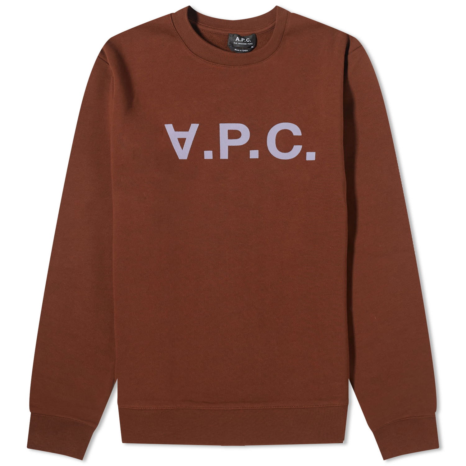 Пуловер A.P.C. VPC Logo Crewneck Кафяво | COFAX-H27378-CAJ, 0