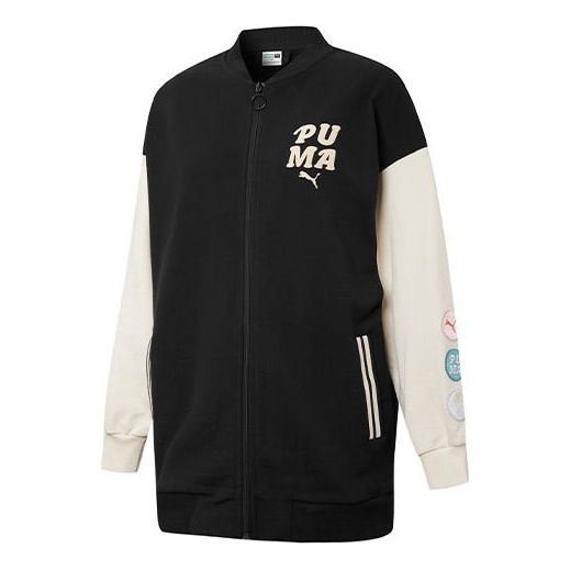 Яке бомбър Puma Retro Colorblock Bomber Jacket Бяло | 536309-01