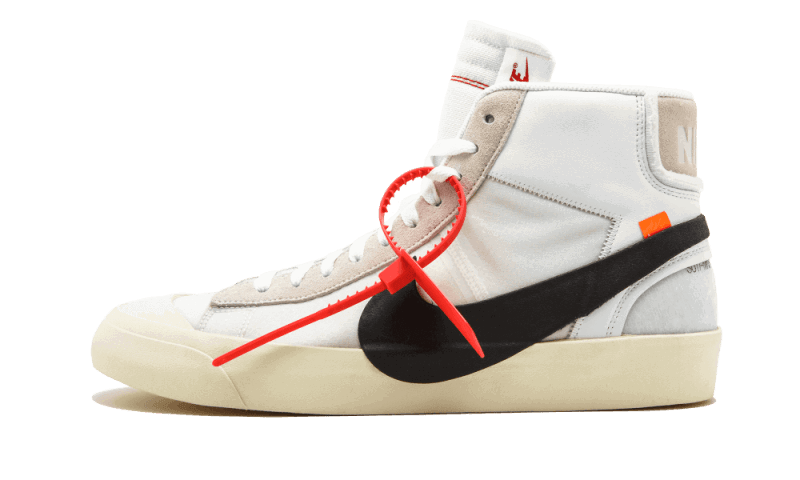 Кецове и обувки Nike Off-White x Blazer Mid "The Ten" Бяло | AA3832-100, 0