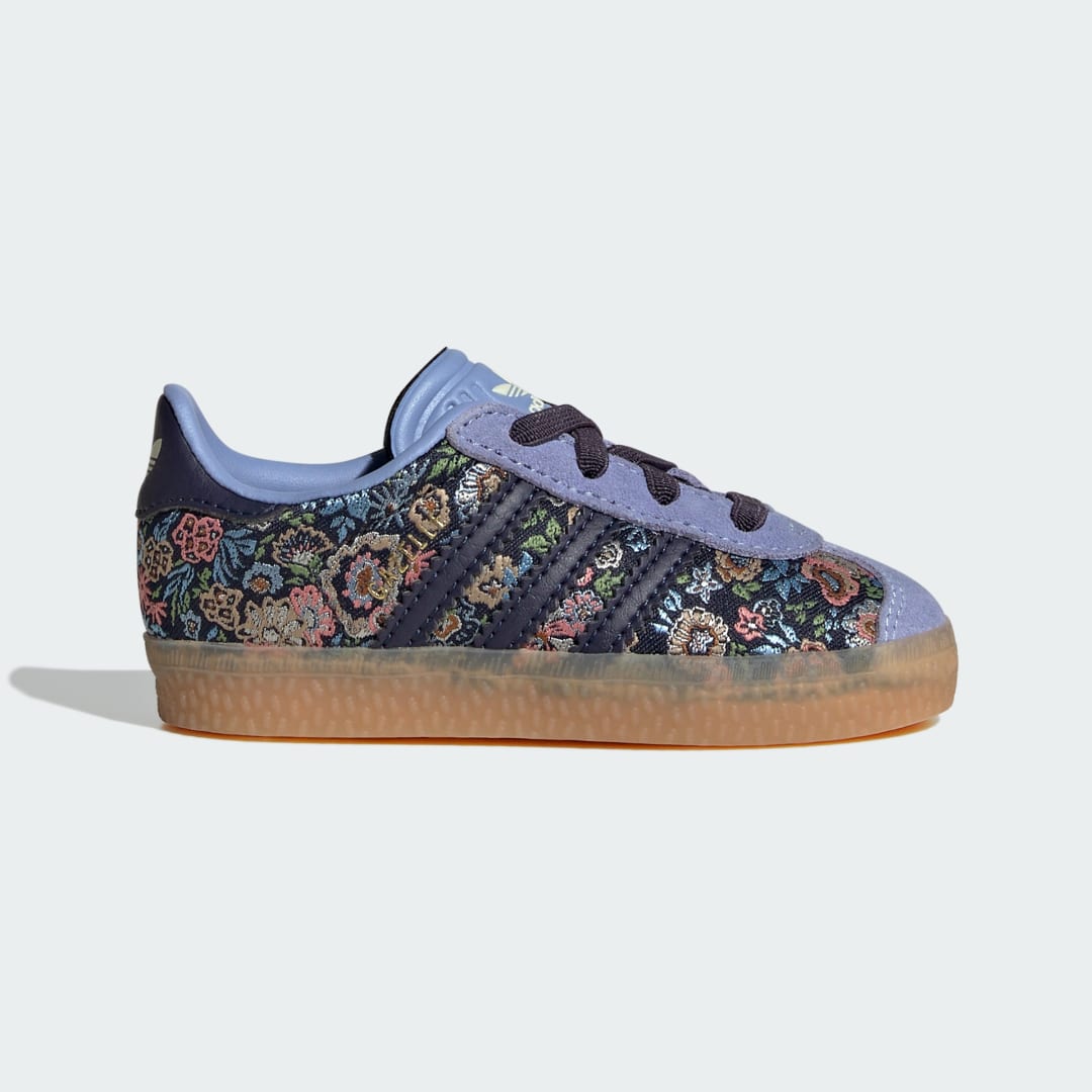 Кецове и обувки adidas Originals Gazelle x Liberty London Comfort Closure Elastic Lace Лилаво | JH5208, 0