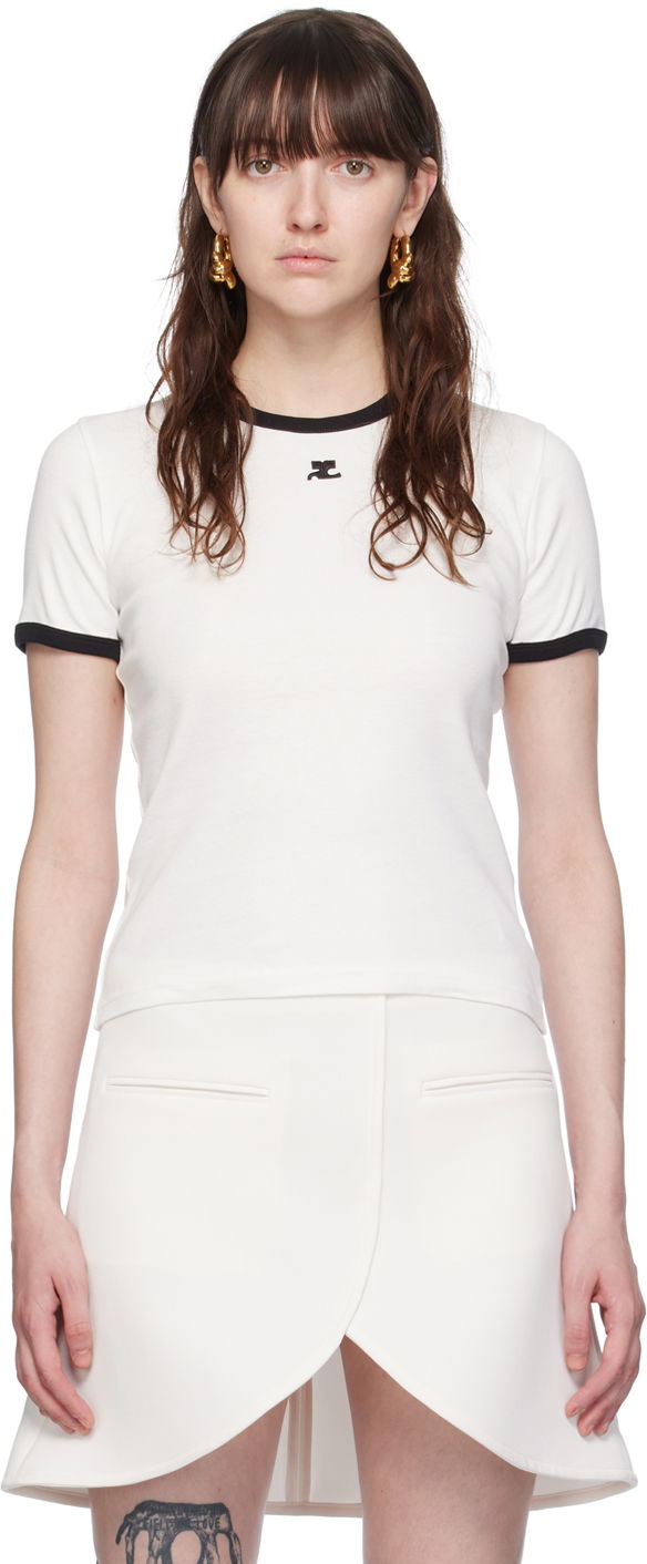 Courrèges Signature Trim T-Shirt