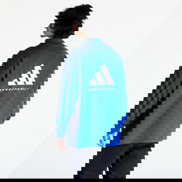 Суитчър adidas Performance adidas Basketball Long Sleeve Tee UNISEX Тъмно синьо | IX1969, 3