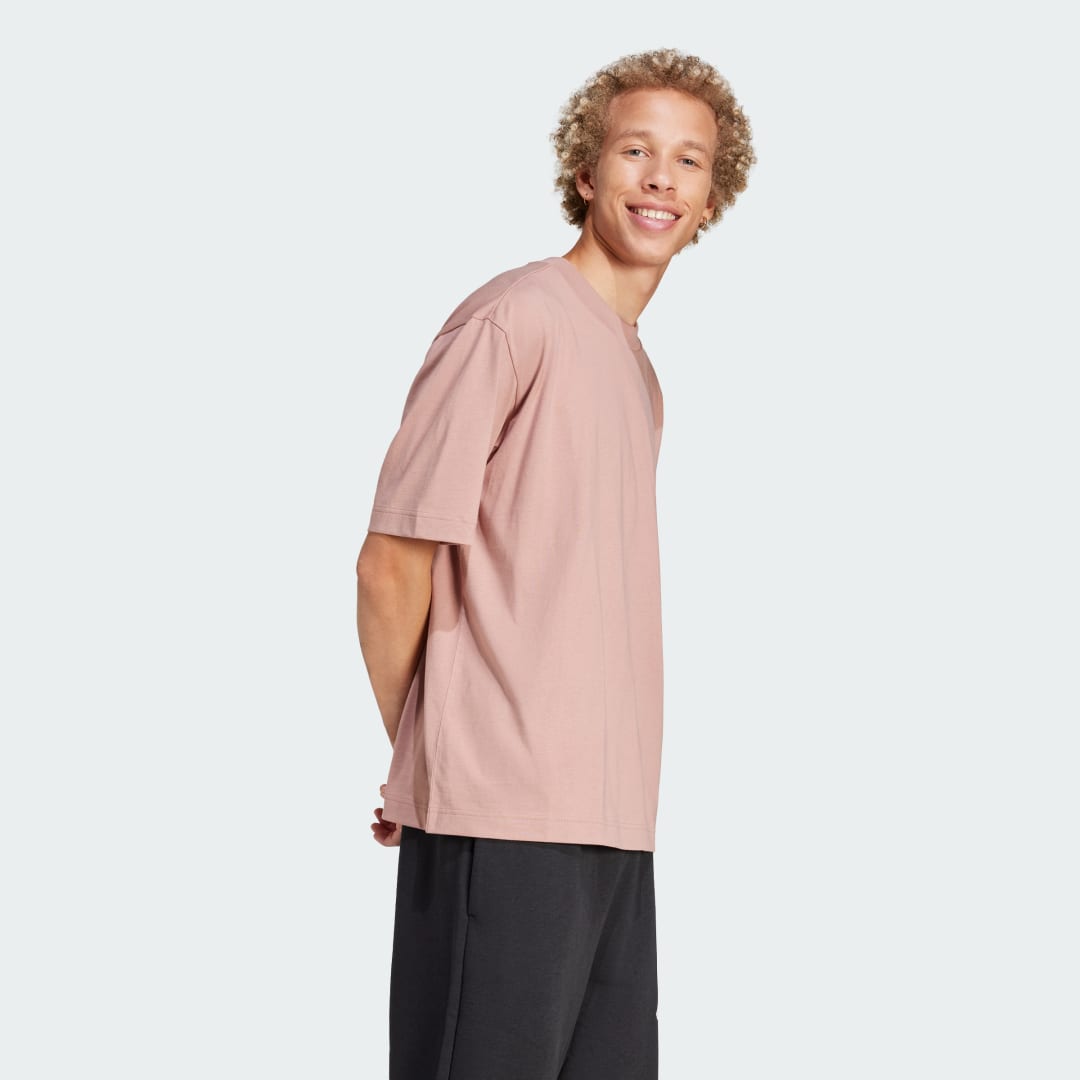 Тениска adidas Performance Loose Fit Logo T-Shirt Розово | JF3620, 1