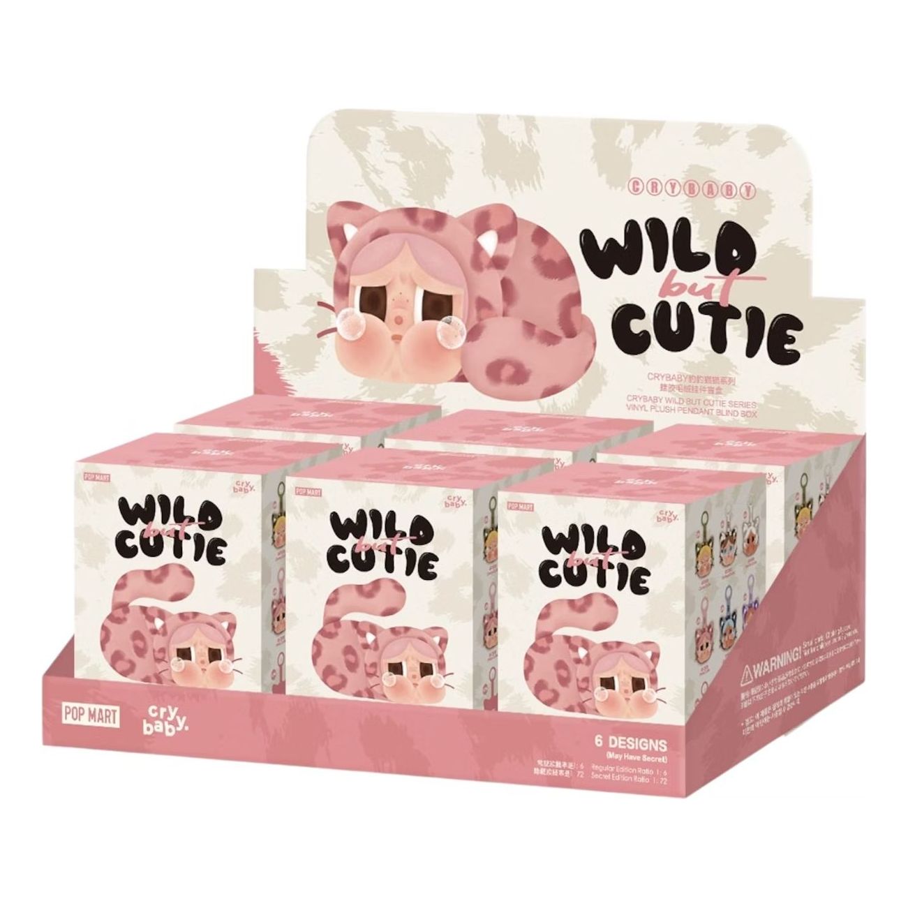 Колекционерско POP MART CryBaby Wild but Cutie Plush Pendant Blind Box Многоцветен | PPMT-2505-0012, 0