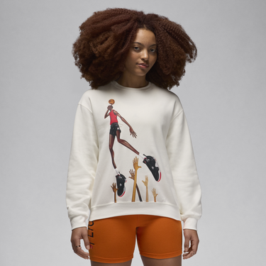 Суитчър Jordan Jordan Artist Series Dariena Birkse Бяло | HF5476-133, 0