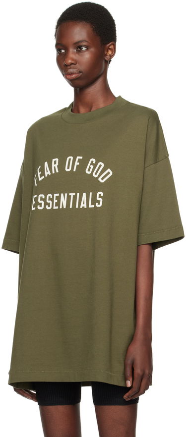 Тениска Fear of God Crewneck T-Shirt Зелено | 125BT244195F, 3