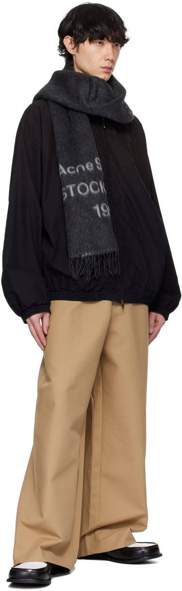 Ветровка Acne Studios Printed Logo Zipper Jacket Черно | B90791-, 3