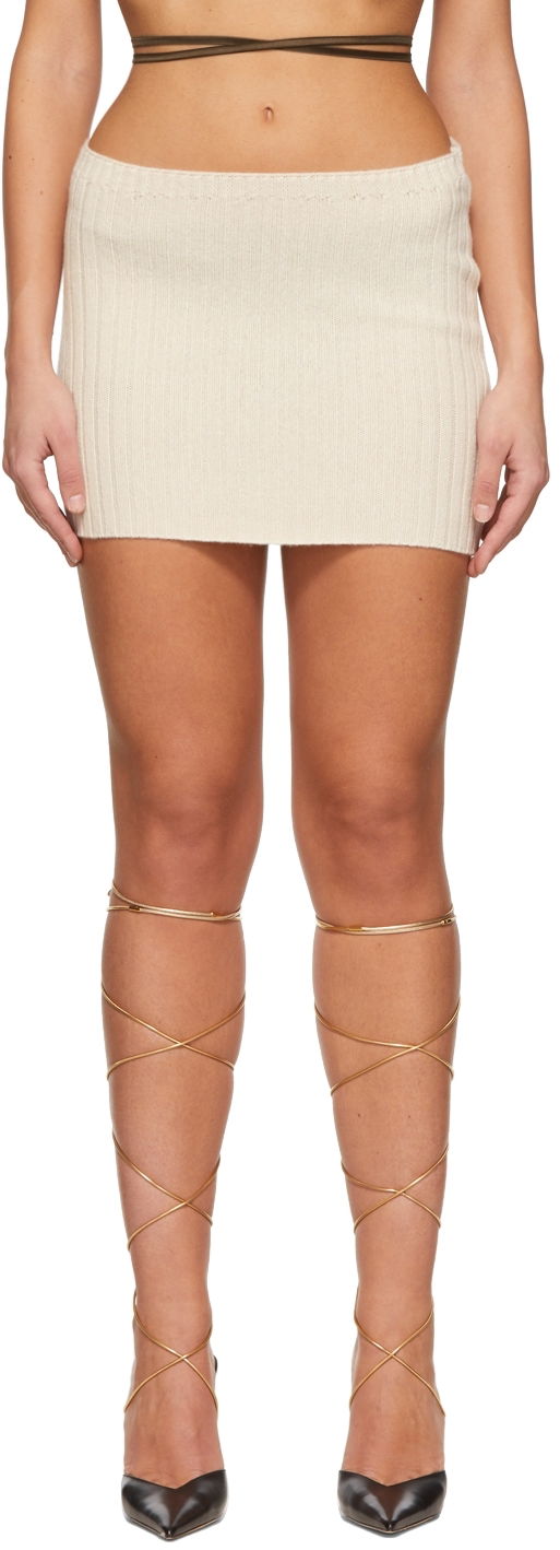 Guizio Wool Mini Skirt