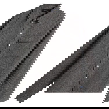 Риза Dime Wool Herringbone Button-Front Overshirt Сиво | DIMEHO259SIL, 0