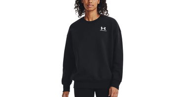 Суитчър Under Armour Essential Fleece Oversized Crewneck Черно | 1379475-001, 1