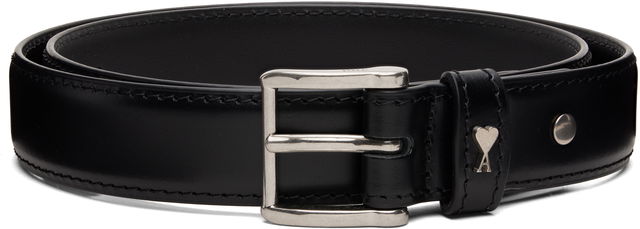Ami de Cœur Leather Buckle Belt