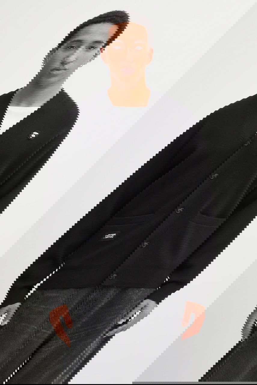 Пуловер AAPE by A Bathing Ape AAPE Now V-Neck Button-Front Cardigan Черно | AAPKNMC356XXP, 0