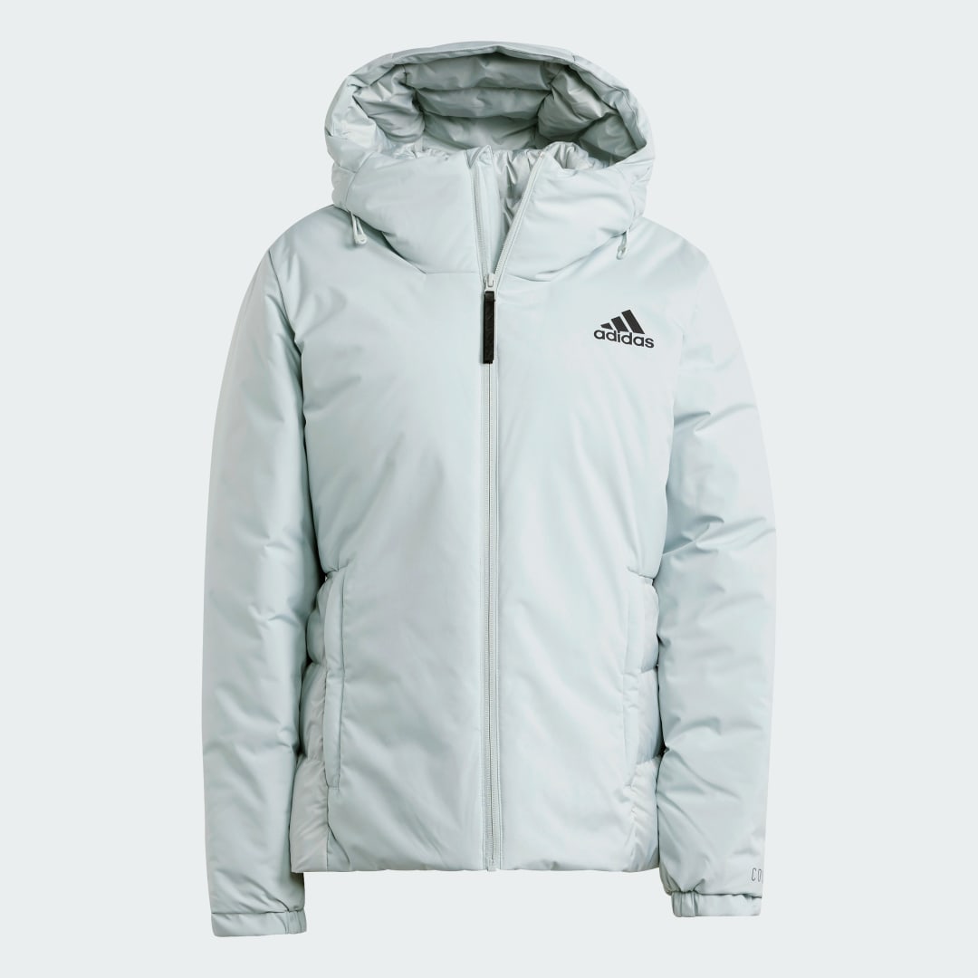 Пухо яке adidas Performance COLD.RDY Hooded Puffer Jacket Зелено | IK3141, 1