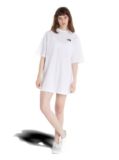 Pокля The North Face T-Shirt Dress Бяло | NF0A55APFN41